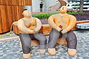 People sculpture