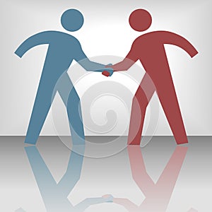 People Seal Agreement Deal Handshake