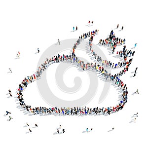 People shape clouds weather