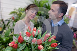 people shopping sale floristry and consumerism concept