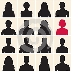 People silhouette
