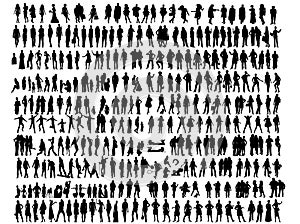 People silhouettes