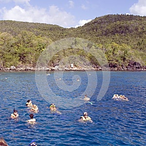People Snorkeling square