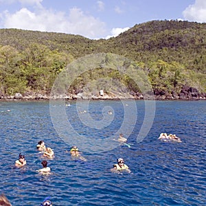 People Snorkeling square