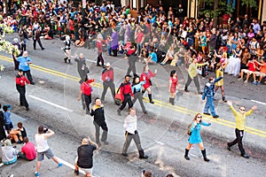 People In Star Trek Costumes Walk At Dragon Con Parade