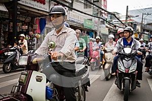 People On The Streets Of Vietnam