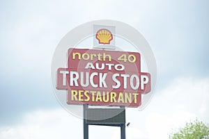 Truck Stop on Interstate 40