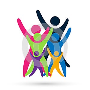 People team work building group and union together wellness