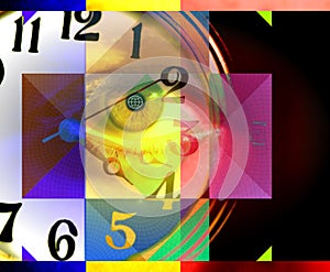 People and Time, Abstract Art and Concept