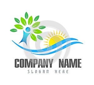 People together hands globe logo, team work, family, teamwork icon. Community, people sign in modern style on white background