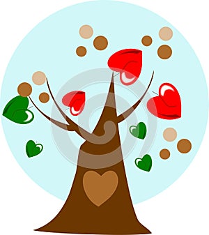 PEOPLE TREE OF HEARTS