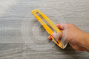 People use yellow cutter in for cutting