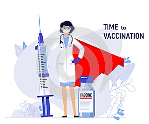 People vaccination concept for immunity health. Covid-19.