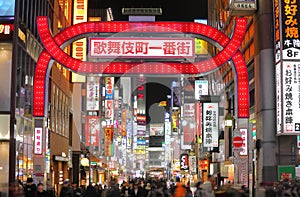 Kabukicho red light district Shinjuku Tokyo Japan