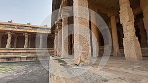 People visiting Dharasuram Temple . Airavatesvara Temple is a Hindu temple of Dravidian architecture located in Kumbakonam,.