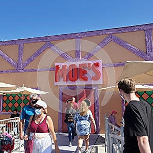 Moe's diner at Universal Studios Orlando