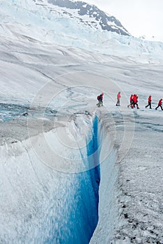 Living on the edge of a glacier