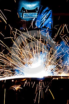 People welding industry