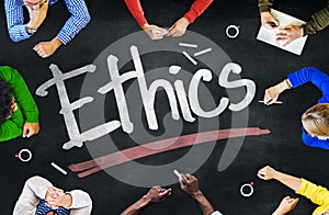 People Working and Ethics Concept
