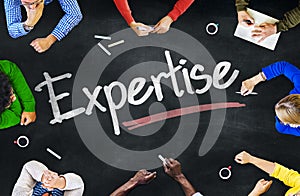 People Working and Expertise Concept photo