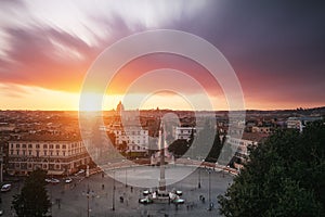 People's Square, Rome, Italy