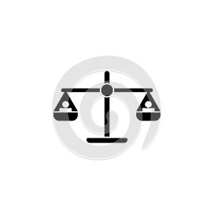 peopple Libra icon. Element of human rights icon. Premium quality graphic design icon. Signs and symbols collection icon for photo