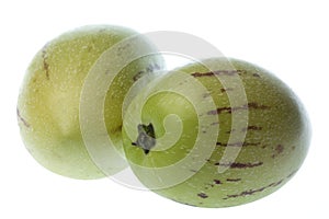 Pepino Dulce (Melon Pears) Isolated