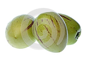 Pepino Dulce (Melon Pears) Isolated