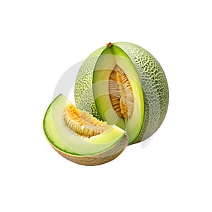 Pepino melon fruit on a slice