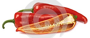 Pepper kapia isolated