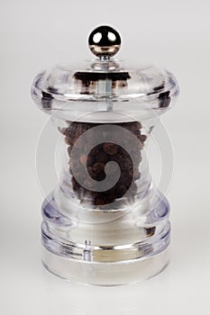 Pepper mill. White background.