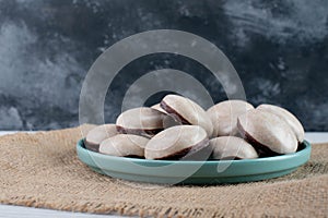 Pepper nuts, traditional german christmas sweets, nuremberg gingerbread photo