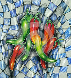 Pepper Picnic Illustration