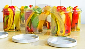 Pepper ready to canning