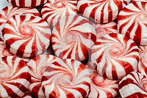 Peppermint candy spirals