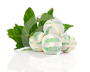 Peppermint olorful candies