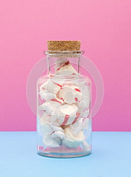 Saltwater Taffy in Corked Jar