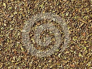 Peppermint tea texture background