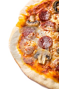 Pepperoni and Mushroom Pizza