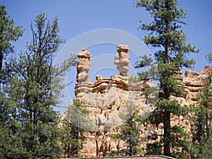 Pepperpot Rocks in Red Canyon National Park, Utah, USA