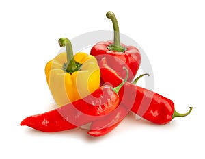 peppers mix path isolated