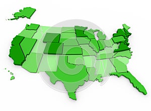 Per Capita Income - United States Map