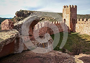 Peracence castle, Teruel, Aragon, Spain
