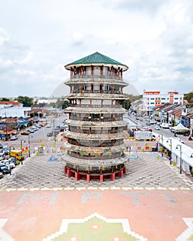 The Leaning Tower of Teluk Intan is a clock tower in Teluk Intan Perak, Malaysia. It's the photo
