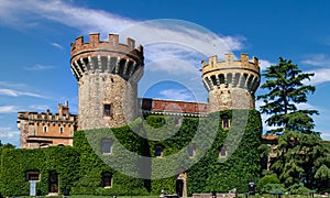 Peralada, medieval castle in Catalonia Spain