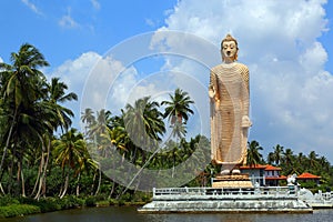 Peraliya Buddha Statue in Hikkaduwa photo