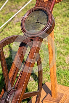 Perambulator Wheel for Measuring Horizontal Distances.