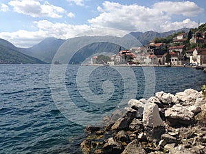 Perast at the Bay of Kotor photo