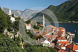 Perast and Lovcen mountain