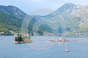 Islands, Bay of Kotor near Perast, Montenegro